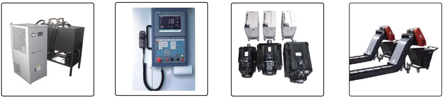 เครื่องเจาะรู CNC แนวนอน เครื่องเจาะ CNC Gun DH-1600 TL-1600 4